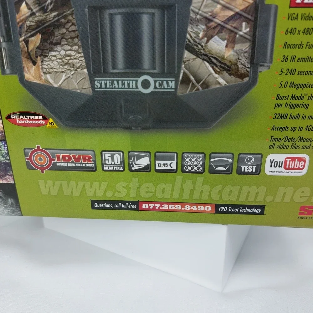 NEW Stealth Cam Sniper IR Jim Shockey Signature Edition Digital Video Camera 8MP
